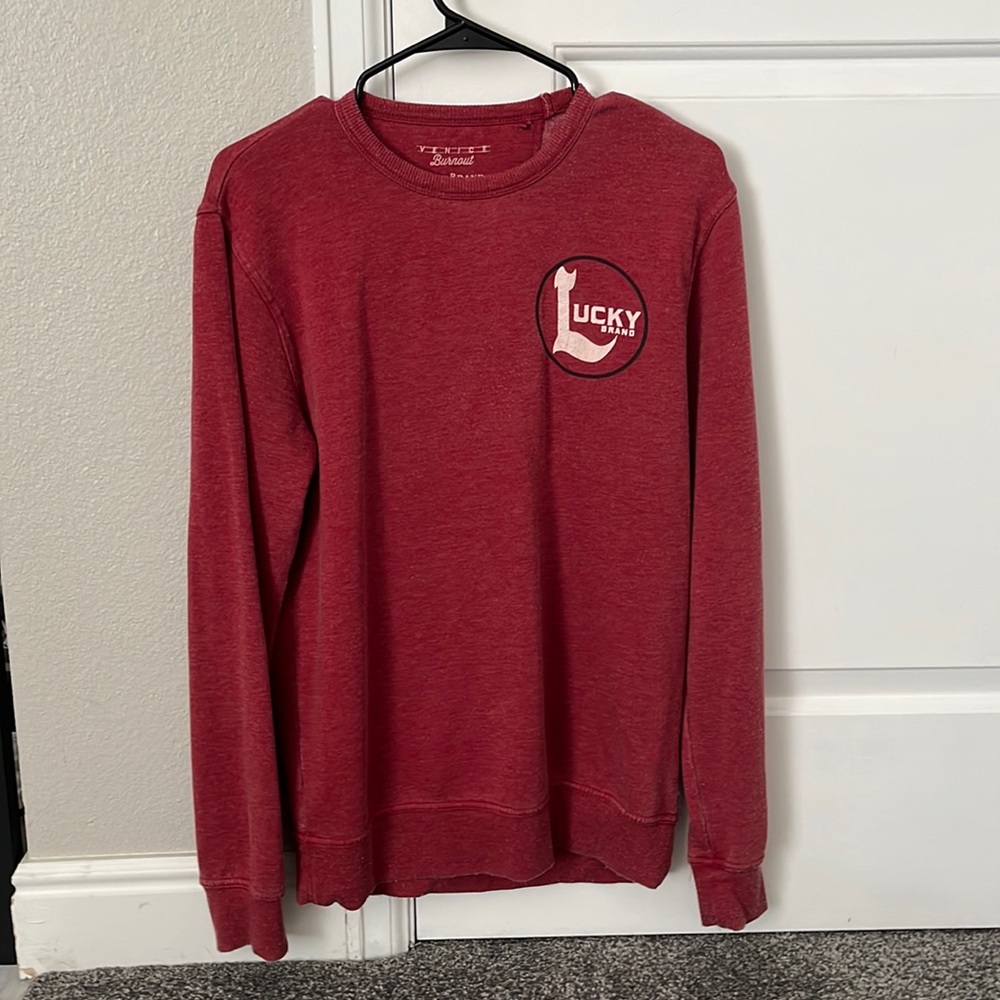 Red Lucky Crewneck Sweater